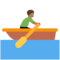 Person Rowing Boat - Medium Black emoji on Twitter